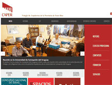 Tablet Screenshot of colegioarquitectos.org.ar